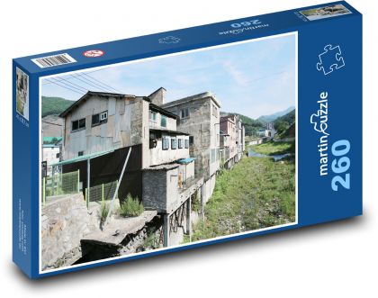 Stara fabryka - Puzzle 260 elementów, rozmiar 41x28,7 cm