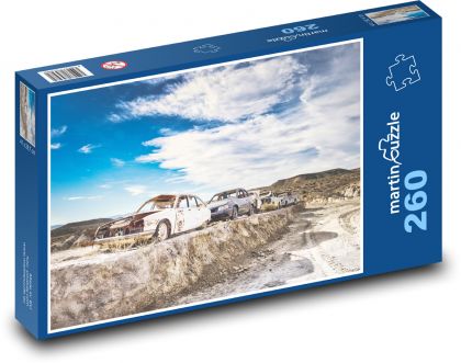 Alte Autos - Puzzle - 260 Teile