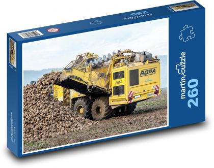 Pole - cukrová trstina - Puzzle 260 dielikov, rozmer 41x28,7 cm