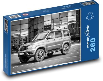 Terénne auto - Puzzle 260 dielikov, rozmer 41x28,7 cm