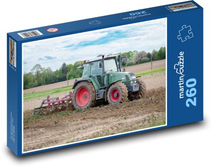 Traktor - zemědělský stroj - puzzle 260 dílků