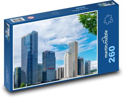 Wolkenkratzer - China - Puzzle - 260 Teile