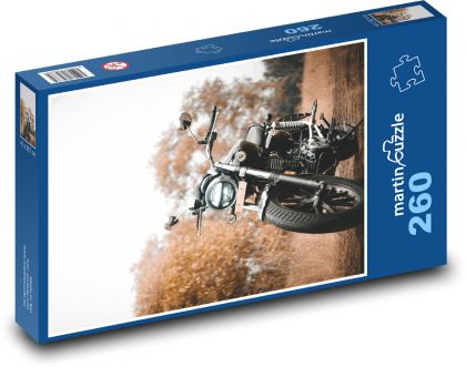 Motocykel - Puzzle 260 dielikov, rozmer 41x28,7 cm
