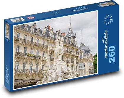 Montpellier - France - Puzzle 260 pieces, size 41x28.7 cm 