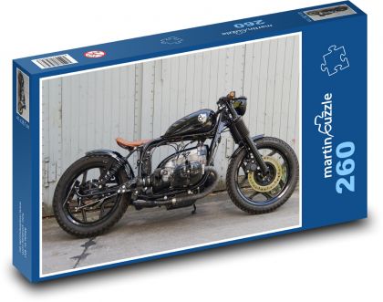 Motocykl - kawiarnia - Puzzle 260 elementów, rozmiar 41x28,7 cm