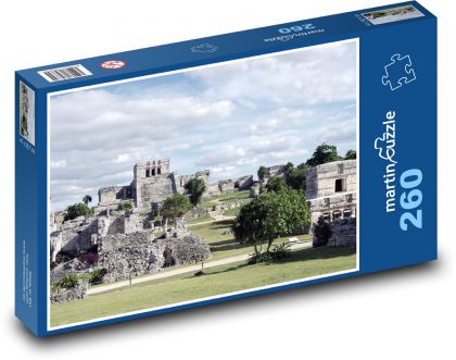 Mexiko - Tulum - Puzzle 260 dielikov, rozmer 41x28,7 cm
