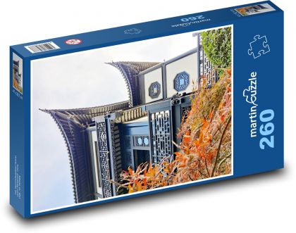 Čínska architektúra - Puzzle 260 dielikov, rozmer 41x28,7 cm