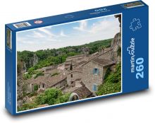 Středověké domy Puzzle 260 dílků - 41 x 28,7 cm