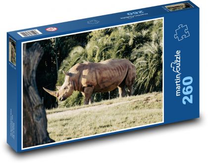 Nosorožec - Puzzle 260 dielikov, rozmer 41x28,7 cm