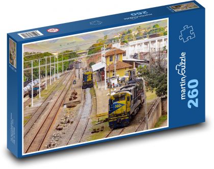 Železničná stanica - Puzzle 260 dielikov, rozmer 41x28,7 cm