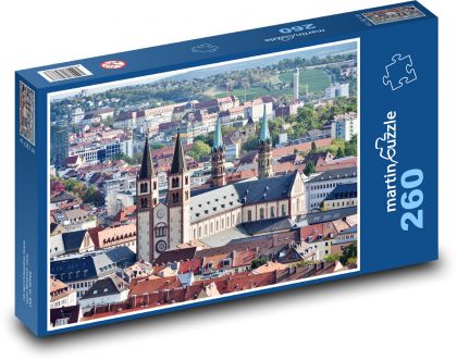 Würzburg - katedrála - puzzle 260 dílků