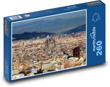Barcelona - Španielsko Puzzle 260 dielikov - 41 x 28,7 cm 