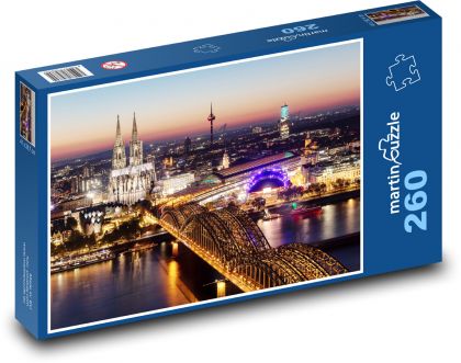 Kolín nad Rýnom - Nemecko - Puzzle 260 dielikov, rozmer 41x28,7 cm