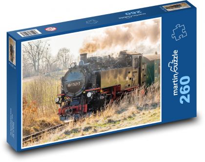 Parní lokomotiva - puzzle 260 dílků