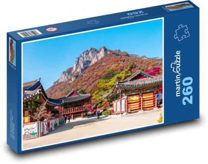 Temple - Korea - Puzzle 260 pieces, size 41x28.7 cm 