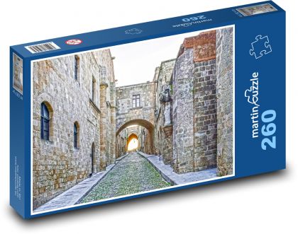 Rhodos - ulice rytířů - puzzle 260 dílků
