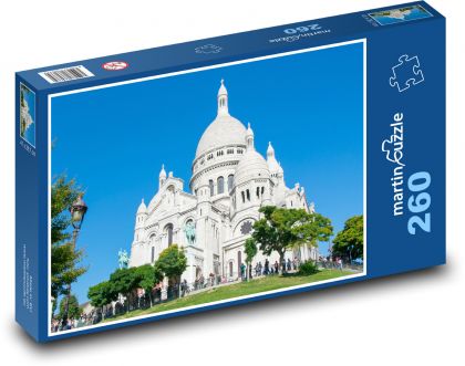 Bazylika Sacré-Coeur w Paryżu - Francja - Puzzle 260 elementów, rozmiar 41x28,7 cm