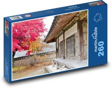 Korea - chrám Puzzle 260 dílků - 41 x 28,7 cm
