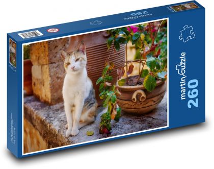 Kočka - zvíře - puzzle 260 dílků