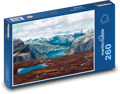 Norway - nature - Puzzle 260 pieces, size 41x28.7 cm 