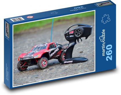 Hračka - RC auto - puzzle 260 dílků