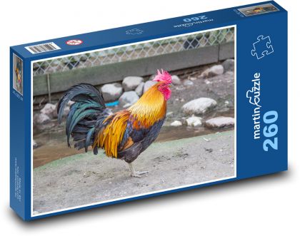 Farm - Rooster - Puzzle 260 pieces, size 41x28.7 cm 