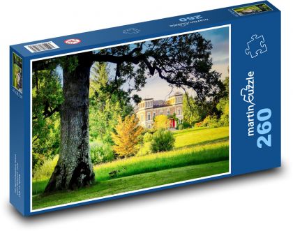 Park Zamkowy - Puzzle 260 elementów, rozmiar 41x28,7 cm