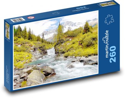 Dolomity - Taliansko - Puzzle 260 dielikov, rozmer 41x28,7 cm