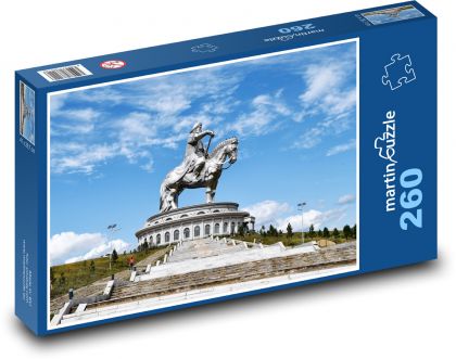 Mongolsko - sochárstvo - Puzzle 260 dielikov, rozmer 41x28,7 cm