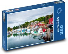 Lodě - přístav Puzzle 260 - 41x28,7 cm