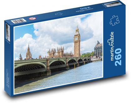 Londýn - Temža - Puzzle 260 dielikov, rozmer 41x28,7 cm