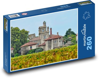 Zámek - vinice - puzzle 260 dílků