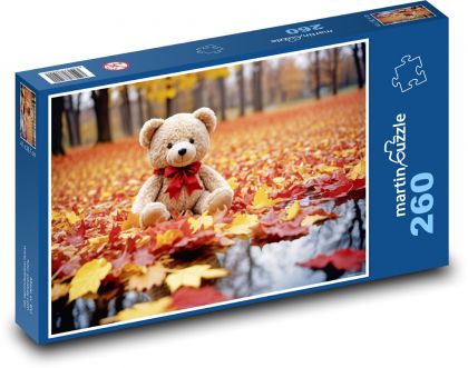 Hračka - medvídek - Puzzle 260 dílků, rozměr 41x28,7 cm