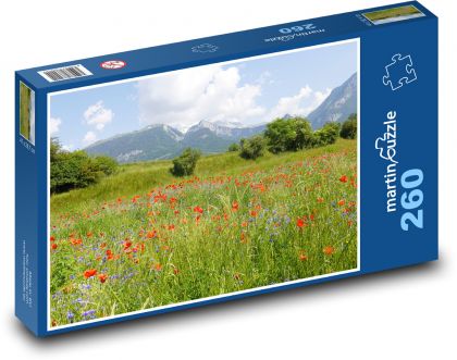 Horská lúka - Puzzle 260 dielikov, rozmer 41x28,7 cm