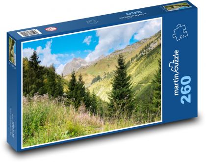 Hory - pastviny - puzzle 260 dílků