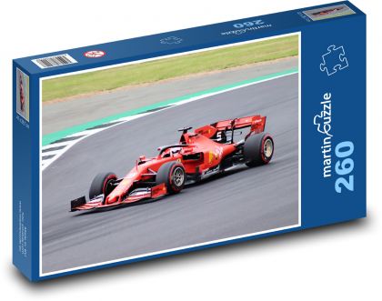 Wyścigi - Formuła 1 - Puzzle 260 elementów, rozmiar 41x28,7 cm