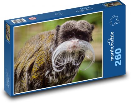 Małpa - Tamarin - Puzzle 260 elementów, rozmiar 41x28,7 cm