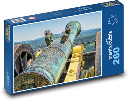 Historic Cannon - Puzzle 260 pieces, size 41x28.7 cm 