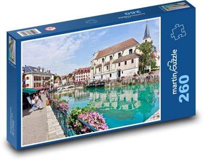 Francúzsko - Annecy - Puzzle 260 dielikov, rozmer 41x28,7 cm
