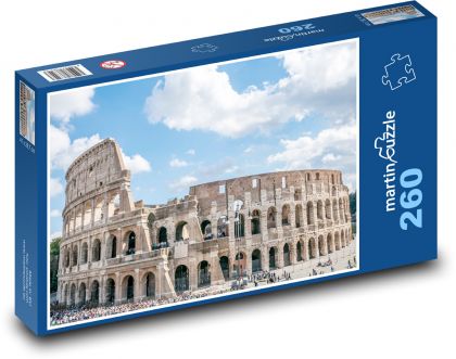 Rzym - Koloseum - Puzzle 260 elementów, rozmiar 41x28,7 cm
