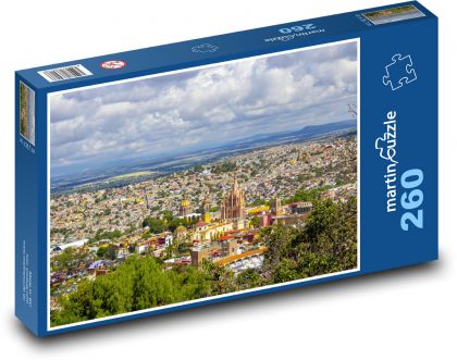 Miasto - Meksyk - Puzzle 260 elementów, rozmiar 41x28,7 cm