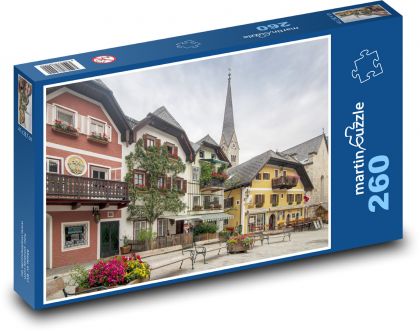 Rakúsko - Hallstatt - Puzzle 260 dielikov, rozmer 41x28,7 cm