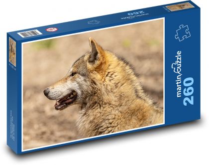 Vlk - dravec - puzzle 260 dílků