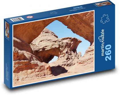 Skalní formace - Alžírsko - puzzle 260 dílků