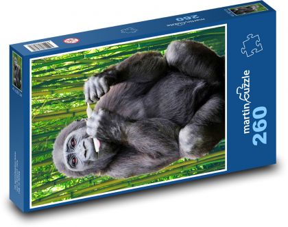 Goryl - małpa - Puzzle 260 elementów, rozmiar 41x28,7 cm