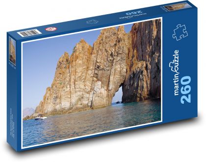 Korzika - skaly - Puzzle 260 dielikov, rozmer 41x28,7 cm