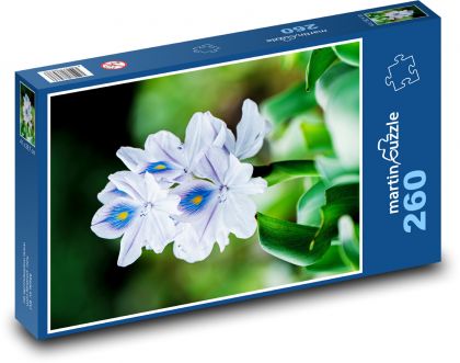 Fioletowy kwiat - Puzzle 260 elementów, rozmiar 41x28,7 cm