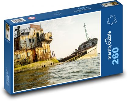 Vrak lode - Puzzle 260 dielikov, rozmer 41x28,7 cm