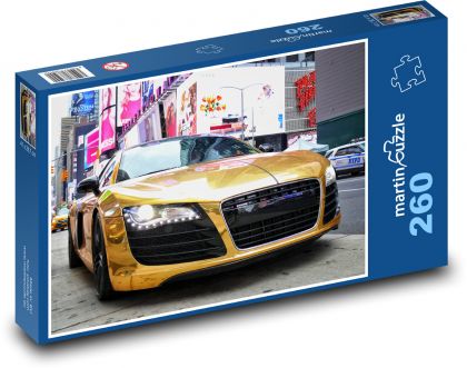 Športové auto - Puzzle 260 dielikov, rozmer 41x28,7 cm