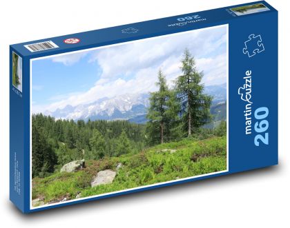 Horská krajina - Puzzle 260 dielikov, rozmer 41x28,7 cm